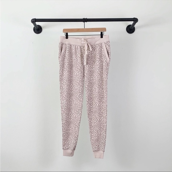 NWT Z Supply Tonal Leopard Drawstring Lounge Jogger Pants - Picture 3 of 6